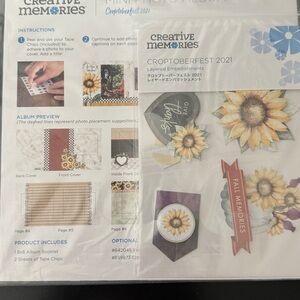 Creative Memories Croptoberfest 2021 mini photo album